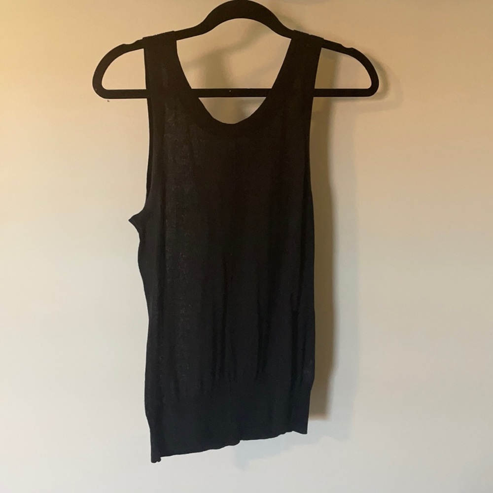 Helmut Lang Black Sleeveless Tank Top